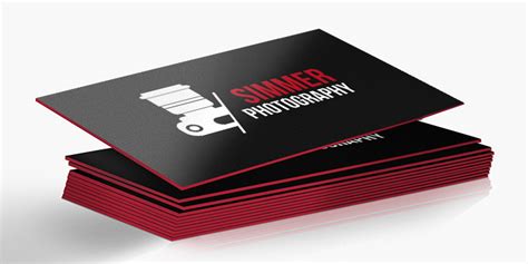 Painted Edge Business Cards Premium Thick Call Cards Printrunner