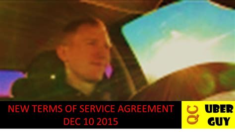 New Uber Terms Of Service Dec 10 2015 Youtube