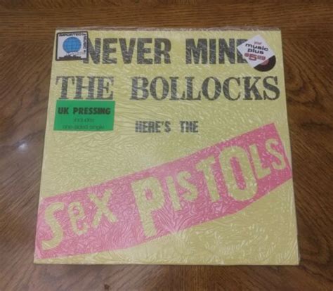 Sex Pistols Never Mind Bollocks Insanely Rare Sealed Orig 77 Lp W Corr