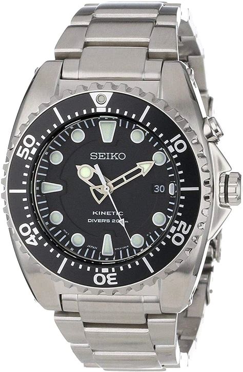 Seiko Prospex Kinetic 200 Meter Dive Men S Automatic Analogue Watch