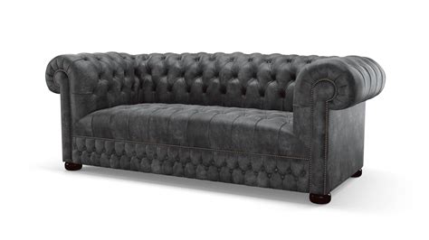 Grey Chesterfield Sofa Sofas By Saxon