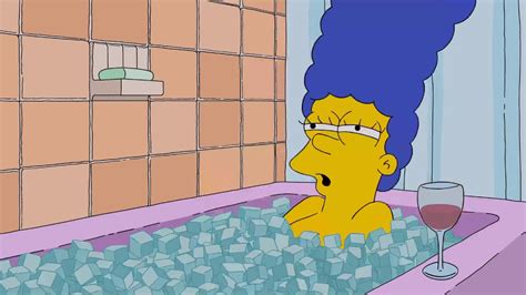 Marge Simpson Ice Bath YouTube