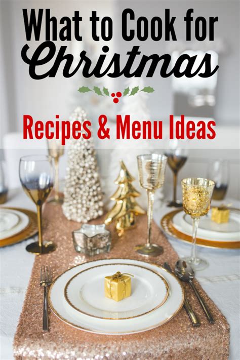 Nice christmas menu templates for the favorite holiday! Christmas Dinner Ideas: Non-Traditional Recipes & Menus ...