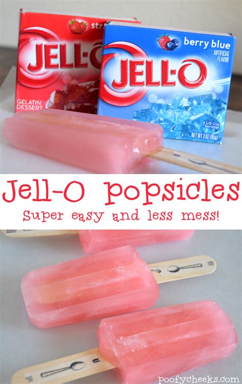 Jell O Popsicles Recipe For Jello O Popsicles That Dont Melt Into A