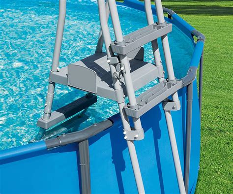 Bestway Safety Pool Ladder With Foldable Step For Above Ground Pool Up To 132cm 48inches