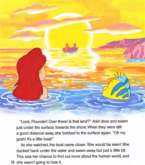 Walt Disney Book Scans The Little Mermaid Ariel And The Secret