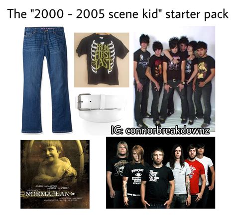 The 2000 2005 Scene Kid Starter Pack Rstarterpacks Starter