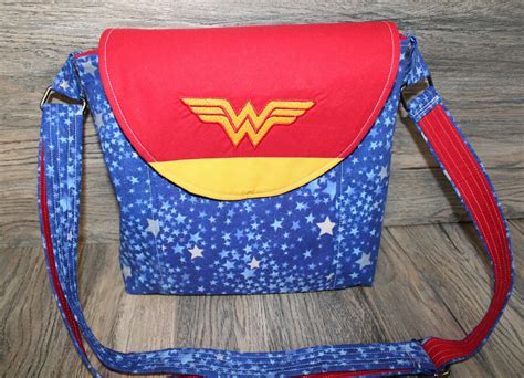 Custom Wonder Woman Purse With Adjustable Strap Lots Of Etsy