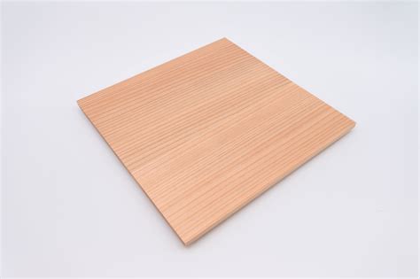 Natural Wooden Handmade Free Square Plate Made Of Nikko Cedar Himepla