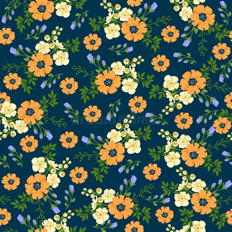 Seamless Pattern In Small Flower Romantic Flower Print