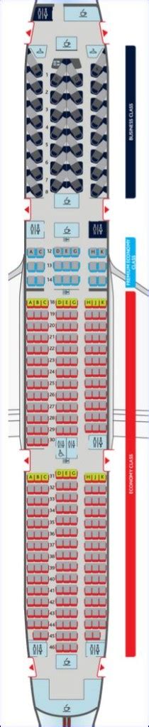 Air Canada 787 Business Class Seat Map