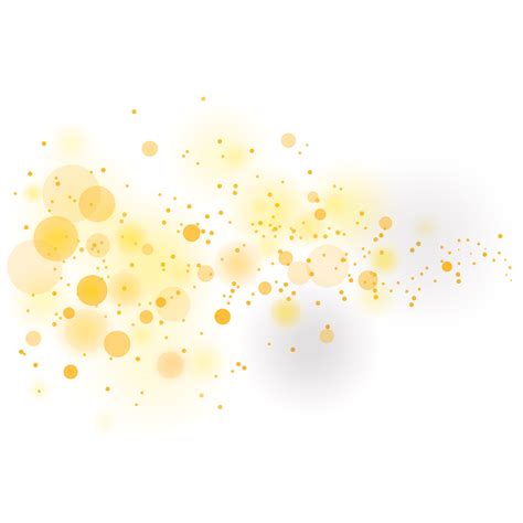 Gold Bokeh Png Transparent