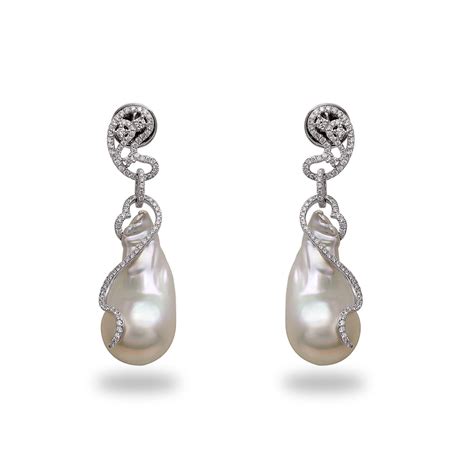 Museum White South Sea Pearl Earrings Tara Pearls Buy Pearl Earrings