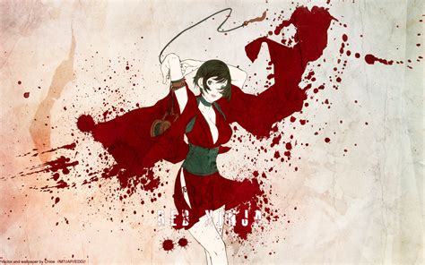 Anime Girls Red Ninja Wallpapers Hd Desktop And Mobile