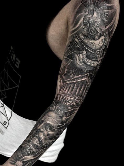 warrior full sleeve tattoo 95 awesome examples of full sleeve tattoo ideas full arm sleeve