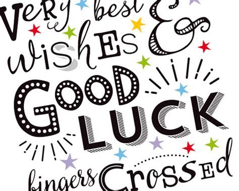 Buy Printable Good Luck Card Very Best Wishes And Good Luck Online In