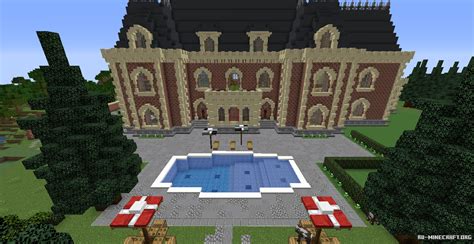 Скачать Leo Craftingtvs Victorian Lake Mansion для Minecraft