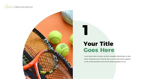 Tennis Best Powerpoint Templateslifestyle
