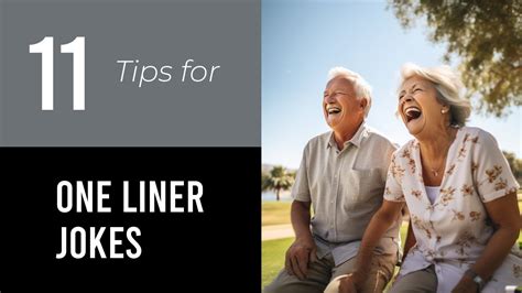 11 Tips On One Liner Jokes For Seniors Youtube