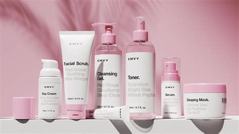 Emvy Cosmetics On Behance Cosmetic Packaging Design Skincare