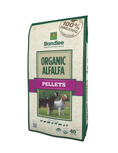 Standlee Premium Western Forage Premium Organic Alfalfa Pellets