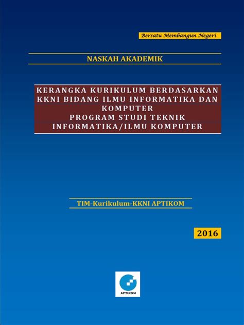Fakultas teknologi pertanian universitas brawijaya tahun akademik. 003 Buku Panduan Kurikulum-Aptikom-2016