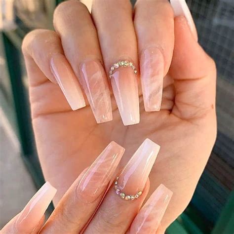 Ombre And Marble Acrylic Nails Transform Your Look Today