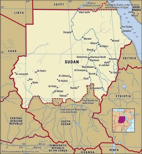 Судан карта и географическое описание страны столица информация факты