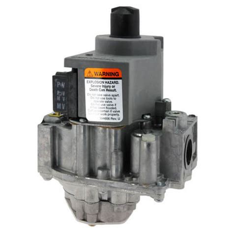 This task requires precise control of the fuel flow by monitoring fuel pressure and temperature in order to provide standardized consumption and operating data for the process controllers. SP10963B - Rheem SP10963B - Natural Gas Valve