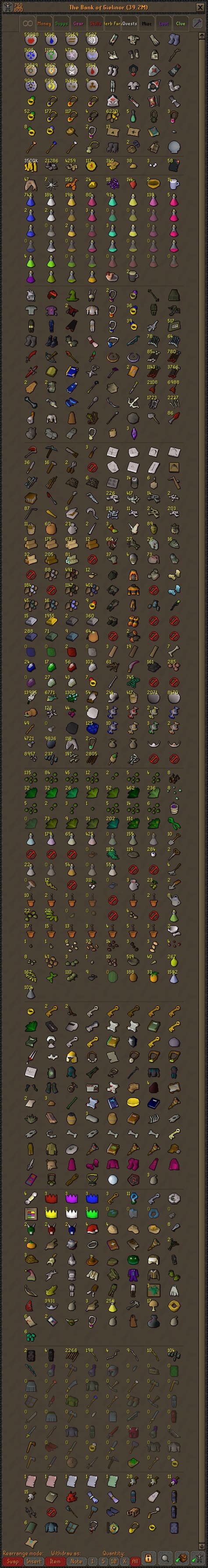 This ranged training guide for osrs f2p is designed to get you slinging arrows and grinding levels from 1 to 99. OSRS 2k+ Ironman : BankTabs