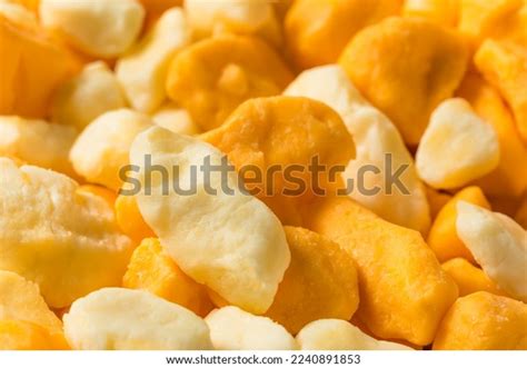 Raw Organic Yellow White Cheese Curds Stock Photo 2240891853 Shutterstock
