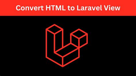 Laravel Khmer Tutorial 8 Convert HTML To Laravel View YouTube