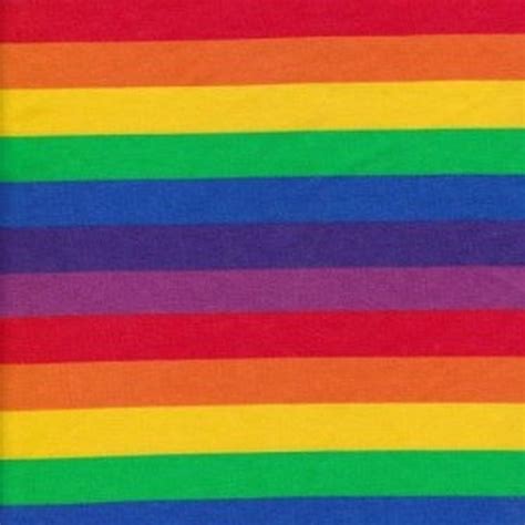 Knit Basics Primary Rainbow Stripe Cotton Lycra Knit Cotton Lycra