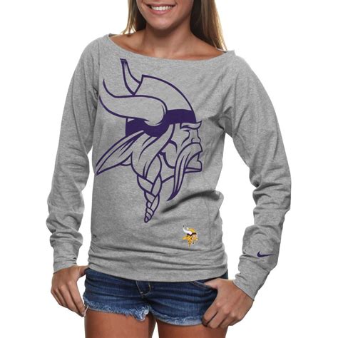 Womens Minnesota Vikings Nike Dri Fit Epic Wildcard Long Sleeve T