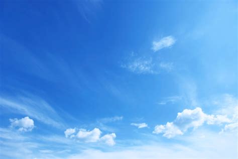 Blue Sky With Scattered Clouds Stock Photo Download Image Now Sky