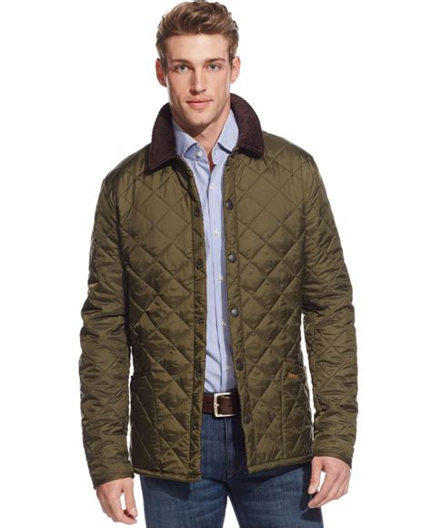 Barbour Heritage Liddesdale Quilted Jacket In Green For Men Save 21