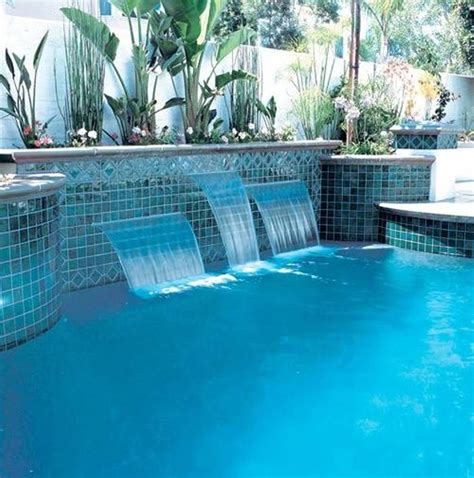 Landscaping And Outdoor Building Swimming Pool Waterfalls Pool