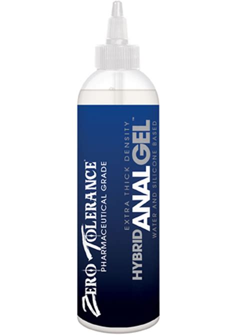 Zero Tolerance Hybrid Anal Gel Water And Silicone Base Lubricant 4 Ounce Shop Velvet Box Online