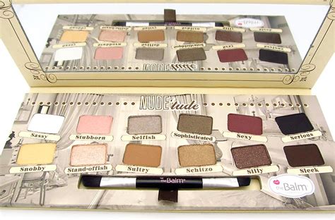 thebalm nude ‘tude nude eyeshadow palette review and swatches makeup for life
