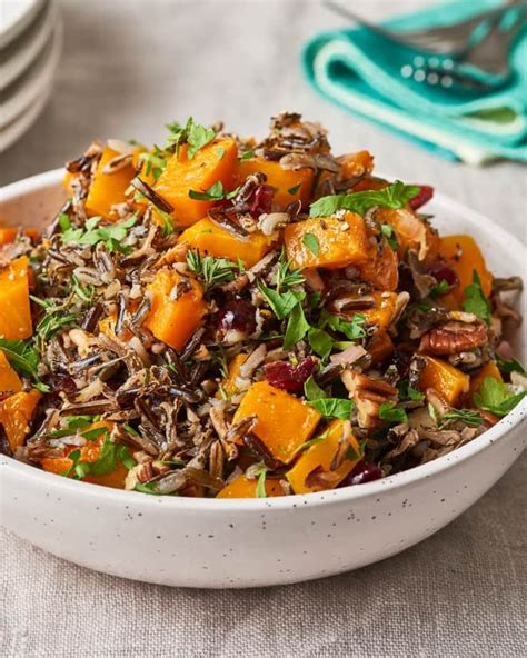 Recipe Wild Rice Pilaf With Squash Pecans And Cranberries Kitchn
