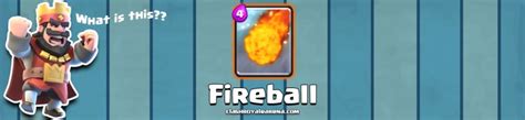 Fireball Clash Royale Clash Royale Arena