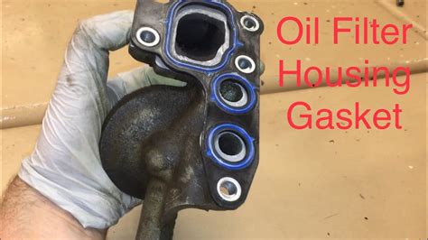 Oill Filter Housing Gasket Install Fix Oil Leak Coolant Leak Ford