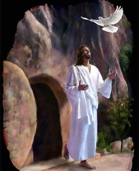 Jesus Emerges From Tomb Jesus Christ Artwork Jesus And Mary Pictures