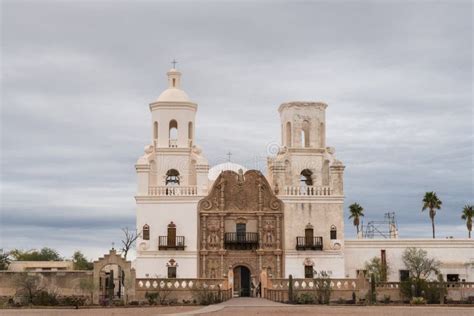Complejo De San Xavier Del Bac Mission Tucson Arizona Foto De Archivo