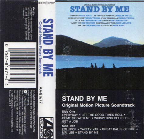 Stand By Me Original Motion Picture Soundtrack 1986 Dolby Hx Pro