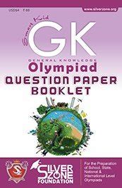 General Knowledge Olympiad Question Paper Booklet Class By Silverzone