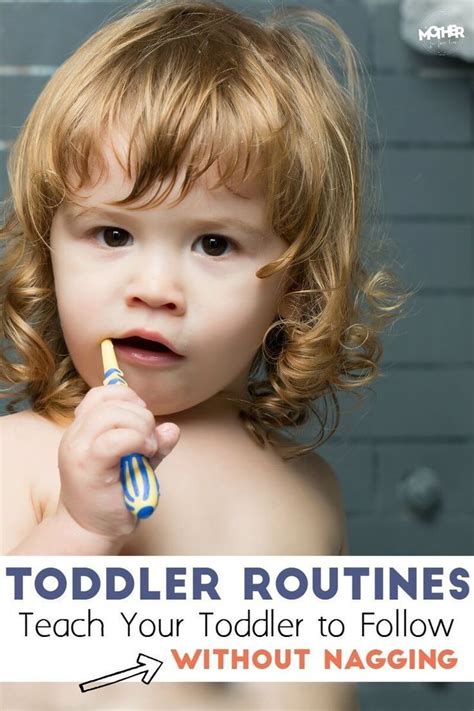 Teach Your Toddler to Follow the Routine... A No-Nagging ...