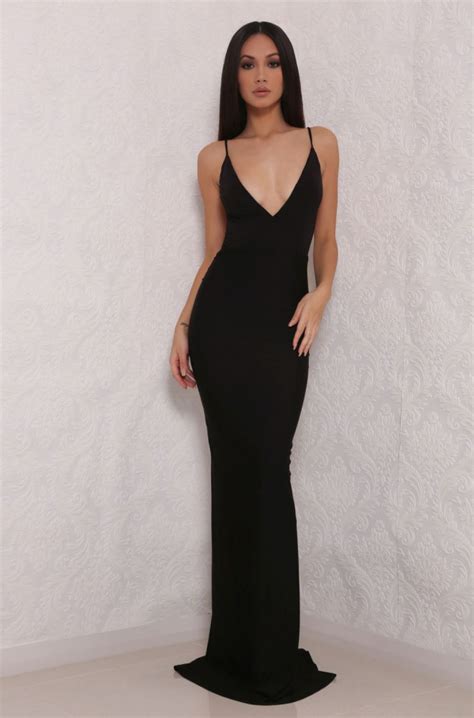 Abyss By Abby Celine Gown Black Naked Dresses