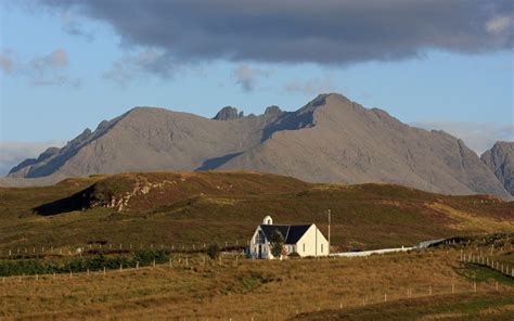 The Black Cuillin From Upper Carbost Isle Of Skye Scotland Isle Of