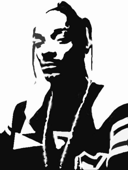 Snoooooooooppppppp Silhouette Art Stencil Art Tupac Art